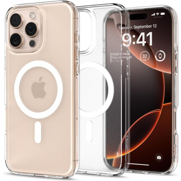 The cover case for the iPhone 16 Pro Ultra Hybrid Mag with MagSafe - clear