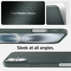 Case Case on iPhone 16 folyékony levegő - zöld