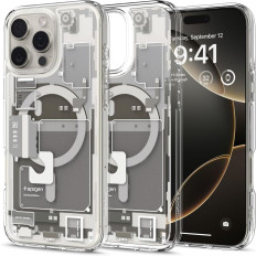 Pokrov pohištva na iPhone 16 Pro Ultra Hybrid Mag Zero Ena z Magsafe - Titanium