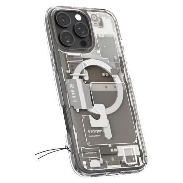 Pokrov pohištva na iPhone 16 Pro Ultra Hybrid Mag Zero Ena z Magsafe - Titanium