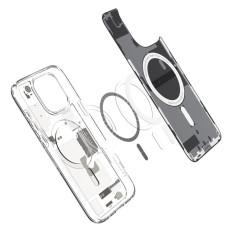 Pokrov pohištva na iPhone 16 Pro Ultra Hybrid Mag Zero Ena z Magsafe - Titanium