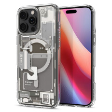 Pokrov pohištva na iPhone 16 Pro Ultra Hybrid Mag Zero Ena z Magsafe - Titanium