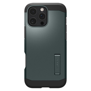 Caso Case no iPhone 16 Pro com armadura resistente magsafe - verde
