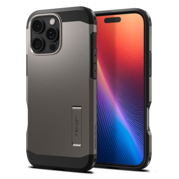 Case Case uz iPhone 16 Pro ar grūts bruņas MagSafe - Gunmetal