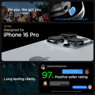 Etui plecki na iPhone 16 Pro Ultra Hybrid - niebieskie