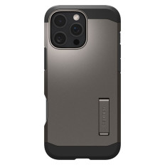 Case Case på iPhone 16 Pro med hård pansar Magsafe - Gunmetal
