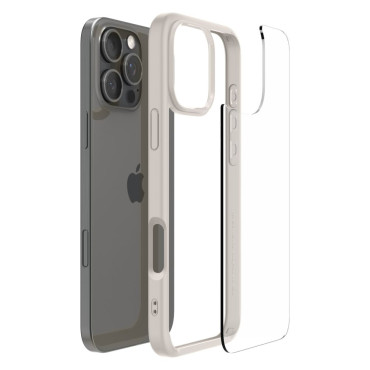 The case of the backpack for the iPhone 16 Pro Ultra Hybrid - titanium