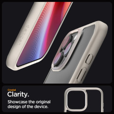 The case of the backpack for the iPhone 16 Pro Ultra Hybrid - titanium