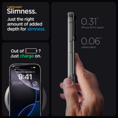 Θήκη περίπτωσης στο iPhone 16 Pro Υγρό Crystal Magsafe - διαφανές