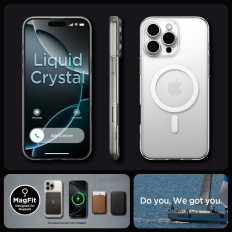 Case Case på iPhone 16 Pro Liquid Crystal MagSafe - Gennemsigtig