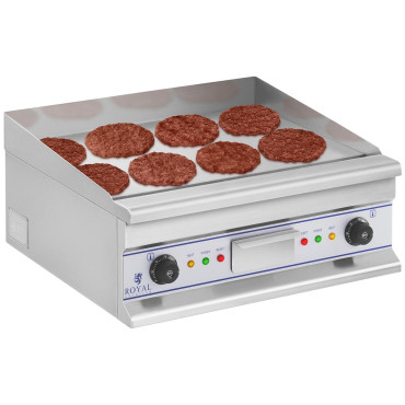 Gladka plošča za žaru električni za cvrtje 60 cm 400V Royal Catering RCG 60S