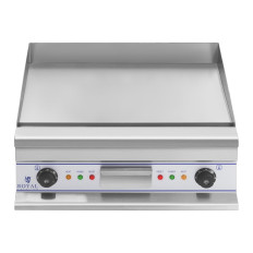 Glat Grill Plate Electric til stegning 60cm 400V Royal Catering Rcg 60s