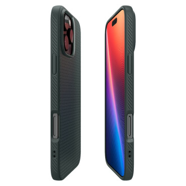 Primer na iPhone 16 Pro tekoči zrak - zelena