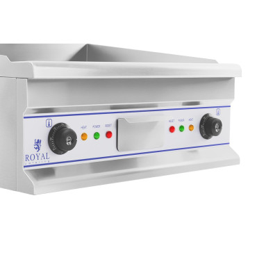 Gladka plošča za žaru električni za cvrtje 60 cm 400V Royal Catering RCG 60S