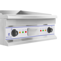 Glatte Grillplatte elektrisch zum Braten von 60cm 400V Royal Catering RCG 60s