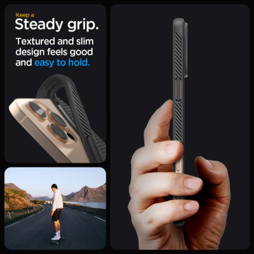 Caso de caso en el iPhone 16 Pro Liquid Air - Negro