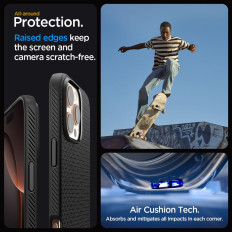 Caso Case no iPhone 16 Pro Liquid Ar - Preto