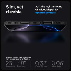 Primer na iPhone 16 Pro tekoči zrak - črna