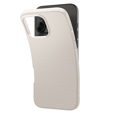 Cas d'affaire sur iPhone 16 Pro Liquid Air - Titanium