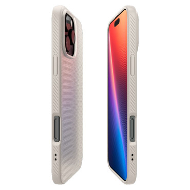 Cas d'affaire sur iPhone 16 Pro Liquid Air - Titanium