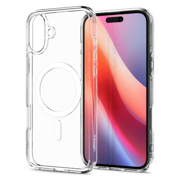 Hape Cap voor iPhone 16 Plus Ultra Hybrid Mag Z MagSafe - Transparent White
