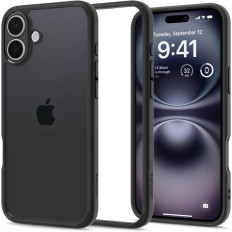 Halt Case op iPhone 16 Plus Ultra Hybrid - Black Mat