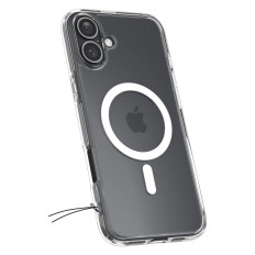 HAPE kork iPhone 16 pluss Ultra hübriid mag z magsafe - läbipaistev valge