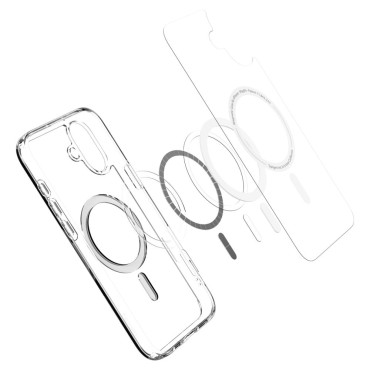 HAPE kork iPhone 16 pluss Ultra hübriid mag z magsafe - läbipaistev valge