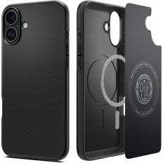 Beskyttelsesveske på iPhone 16 Plus Tynn Fit Magsafe - Svart