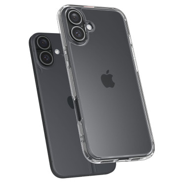 Beskyttende taske på iPhone 16 plus ultra hybrid - gennemsigtig