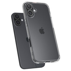 Caso de proteção no iphone 16 mais ultra híbrido - transparente