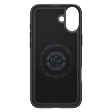 Aizsargājošs gadījums uz iPhone 16 plus plānas fit MagSafe - melns