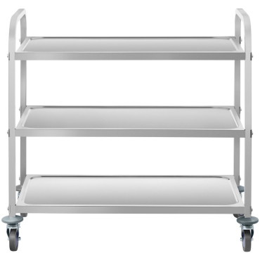 Catering Ober 3 plank voor 150 kg roestvrij staal Royal Catering Rcsw 3a