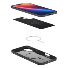 Ochranné puzdro na iPhone 16 PLUS THINE FIT MAGSAFE - čierna
