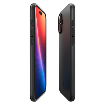 Ochranné puzdro na iPhone 16 PLUS THINE FIT MAGSAFE - čierna