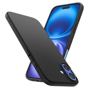 Beskyttelsesveske til iPhone 16 Plus Liquid Air - Svart