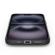 Funda protectora para iPhone 16 Plus Líquido Aire - Negro