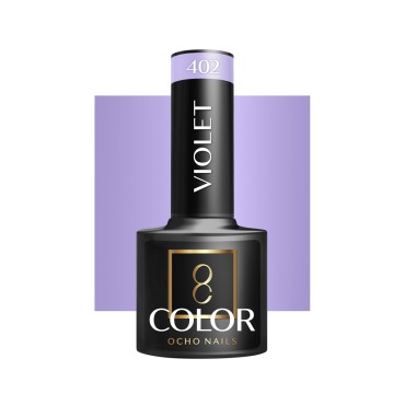 Vernis hybride violet 402 OCHO NAILS - 5 g — vue de face