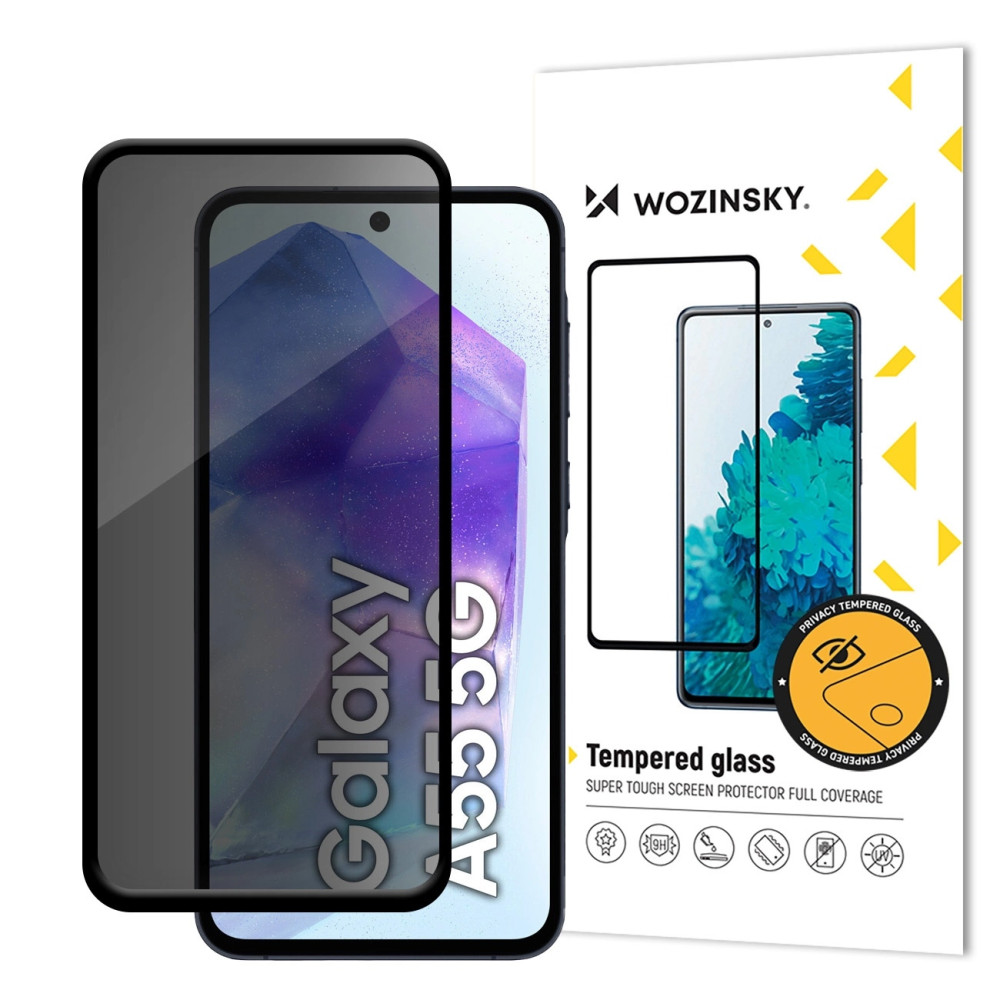 Temperované sklo. Privatizácia s filtrom proti špiónii na Samsung Galaxy S24 FE ULTRA