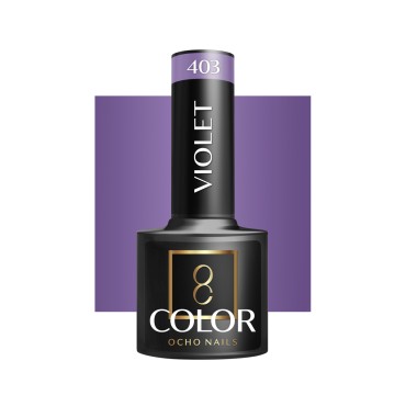 OCHO NAILS Hybrid nagellack violett 403 - 5 g — framsida