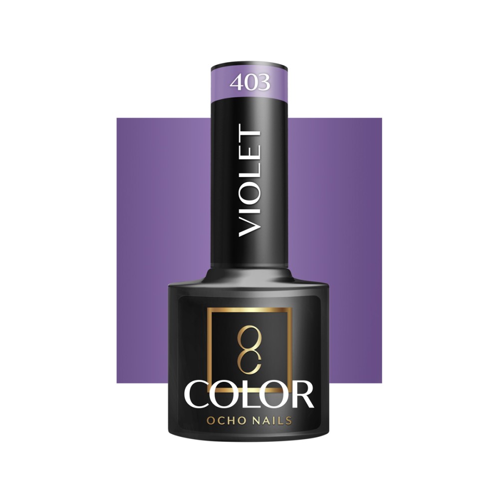 Vernis Ongles Hybride OCHO NAILS Violet 403 - 5 g — vue de face