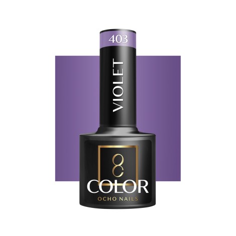 OCHO NAILS Hybrid nail polish violet 403 -5 g — front view