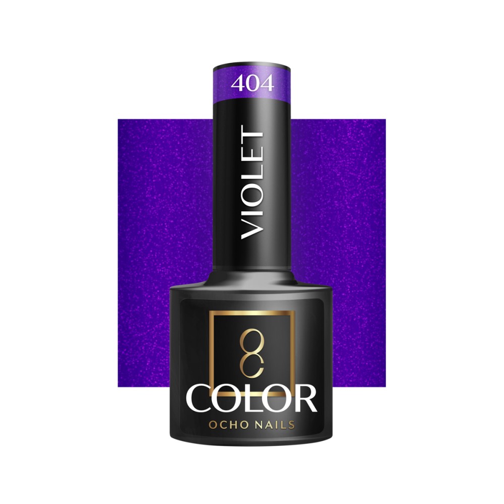 OCHO NAILS Hybrid nail polish violet 404 -5 g — front view