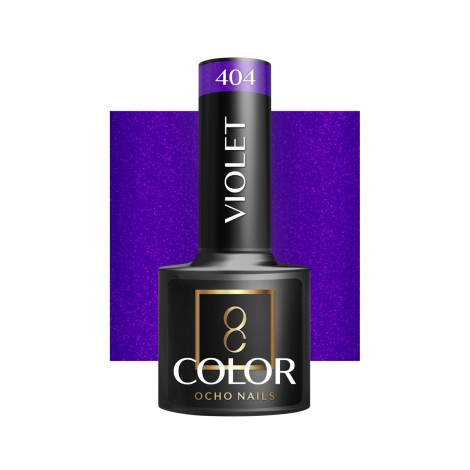 OCHO NAILS Hibrid Körömlakk Ibolya 404 - 5 g — elölnézet