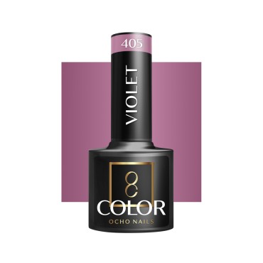 OCHO NAILS hibrid körömlakk lila 405 - 5 g — elölnézet