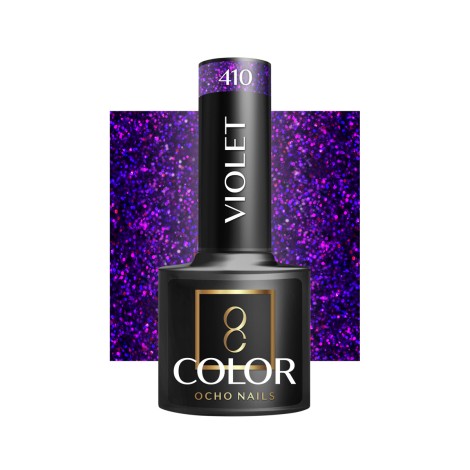 OCHO NAILS Hybridikynsilakka Violet 410 - 5 g — etuosa