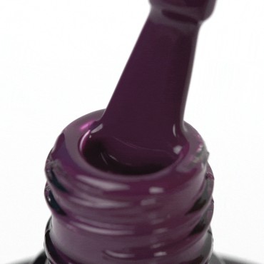 OCHO NAILS Smalto Ibrido per Unghie Viola 411 - 5 g — primo piano della superficie