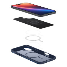 Caso protetor 16 fino ajuste magsafe - azul