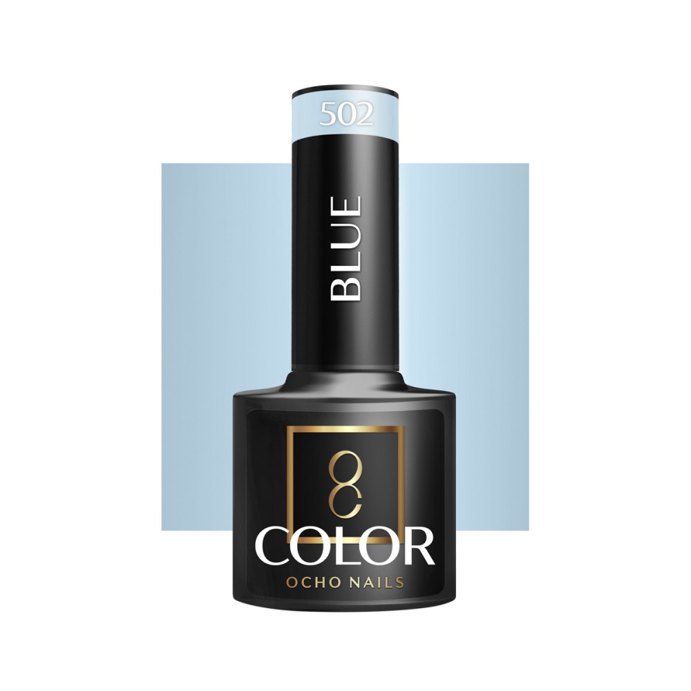 OCHO NAILS Smalto Ibrido Blu 502 - 5 g — vista frontale