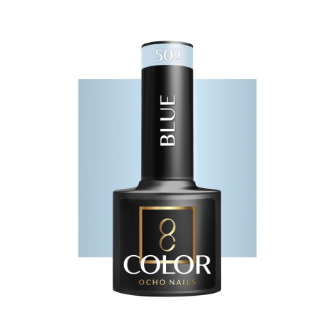 OCHO NAILS Smalto Ibrido Blu 502 - 5 g — vista frontale